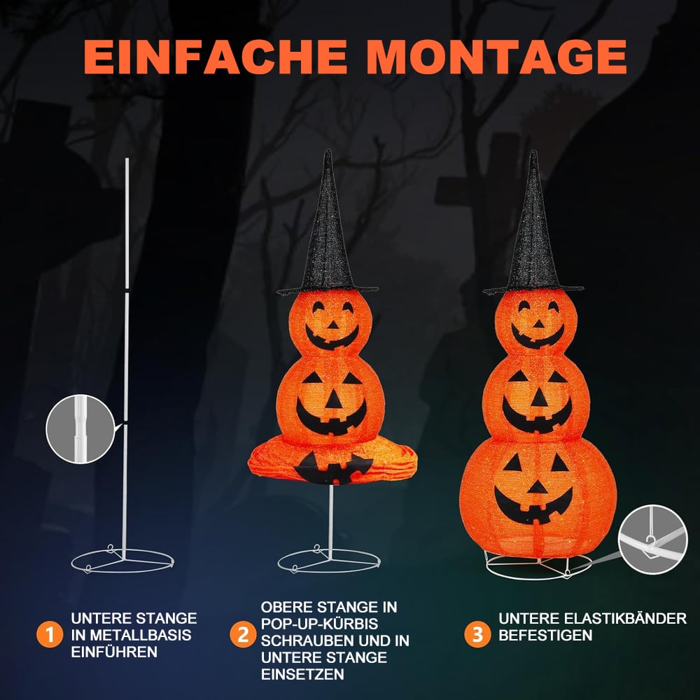 Enjoy the crazy charm🎃Foldable Pumpkin LED Lantern