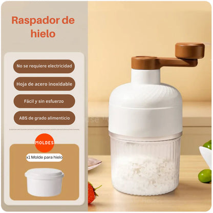 Portable home shaved ice machine