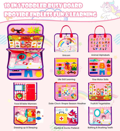 🔥Felt Learning Board Busy Board