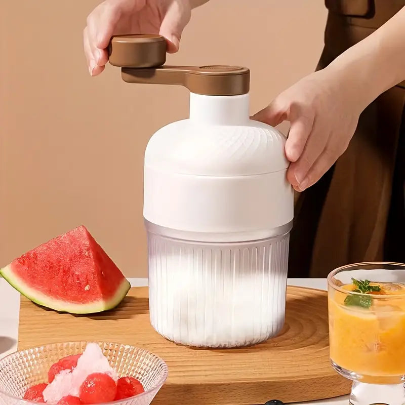 Portable home shaved ice machine
