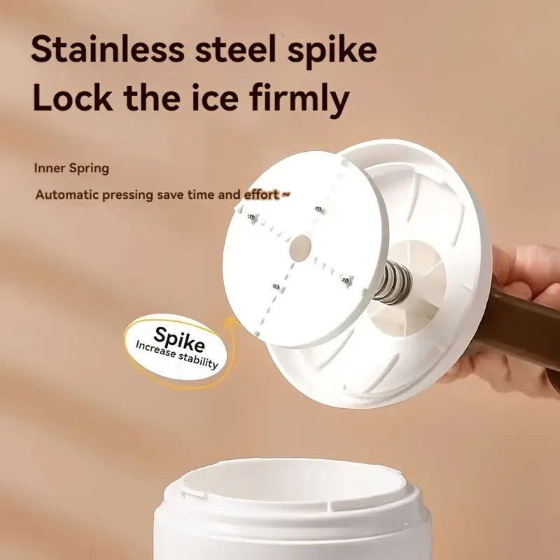 Portable home shaved ice machine