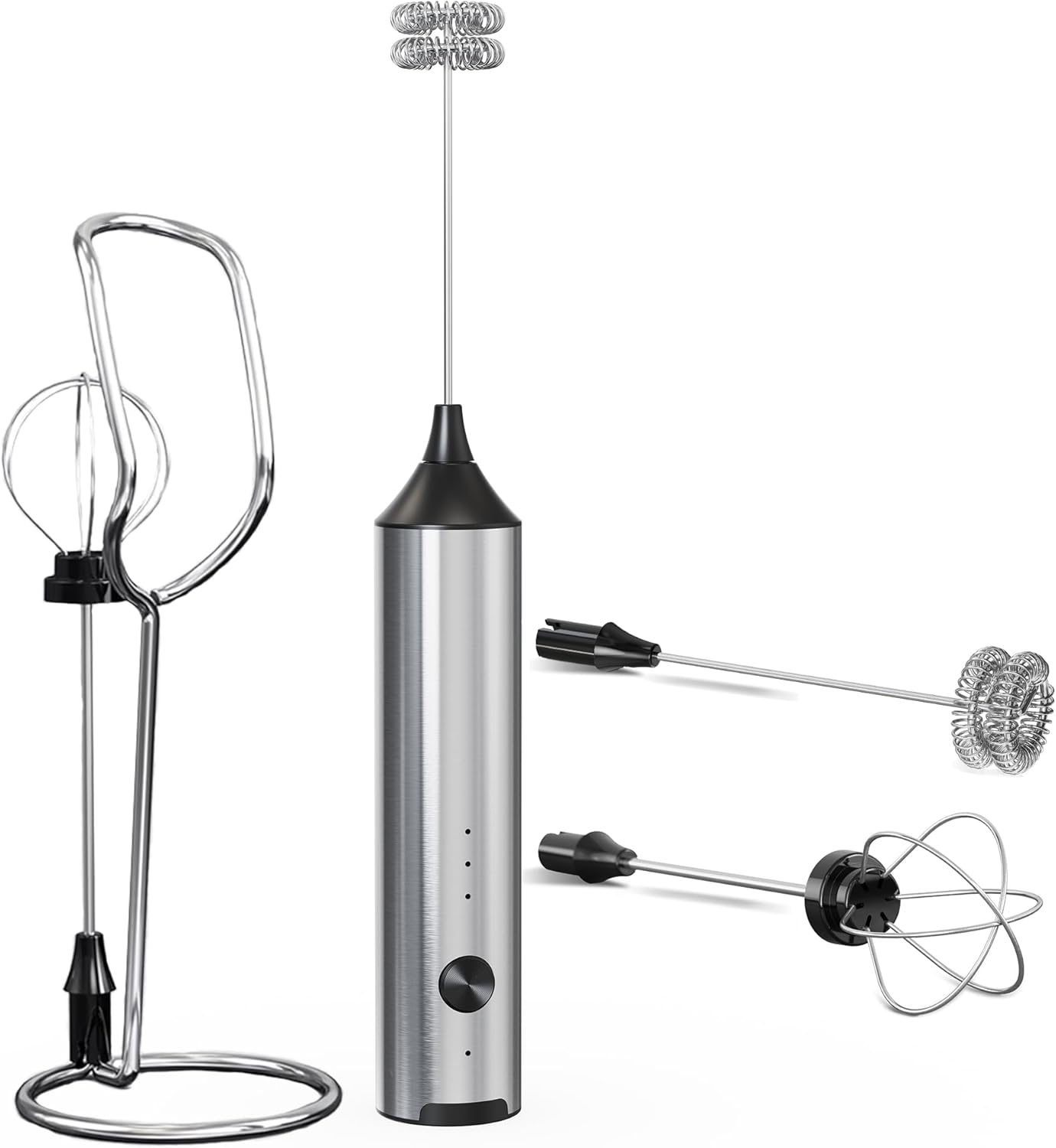 2 in 1 USB rechargeable coffee and milk frother