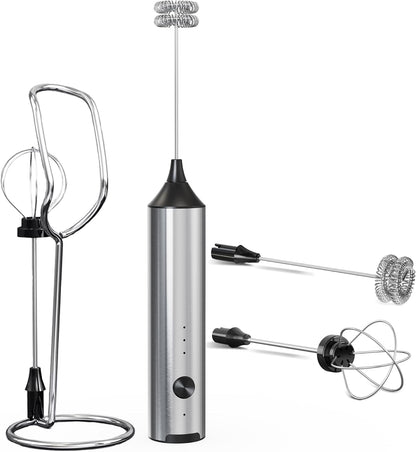 2 in 1 USB rechargeable coffee and milk frother