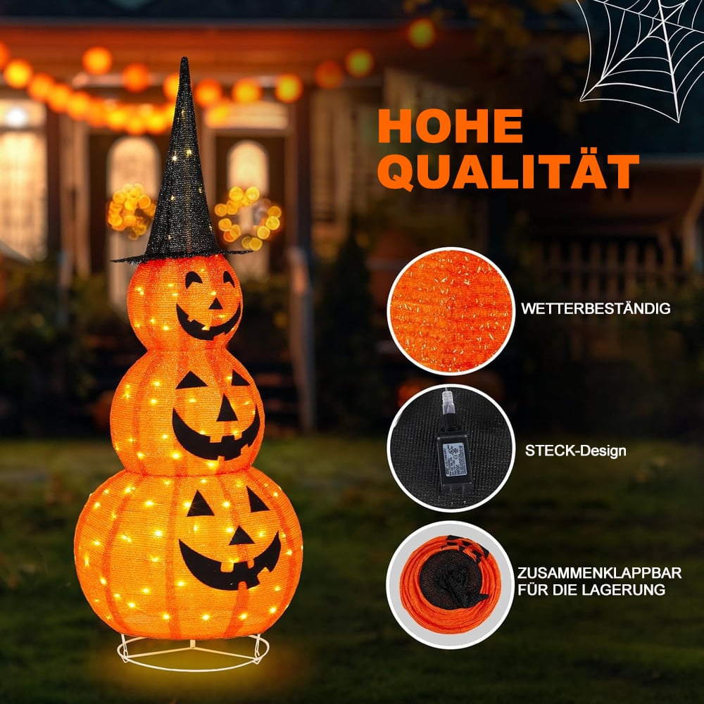 Enjoy the crazy charm🎃Foldable Pumpkin LED Lantern