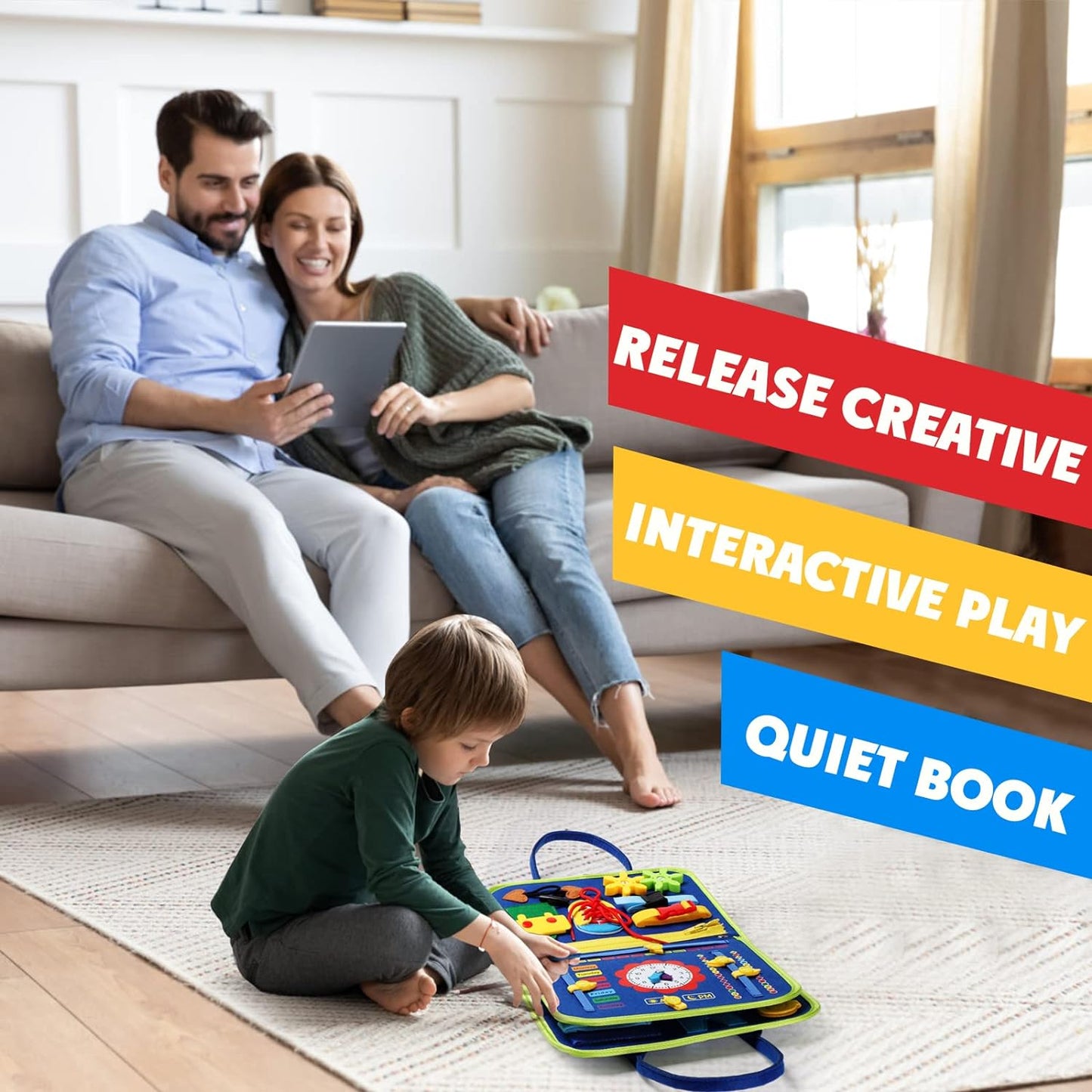 🔥Felt Learning Board Busy Board