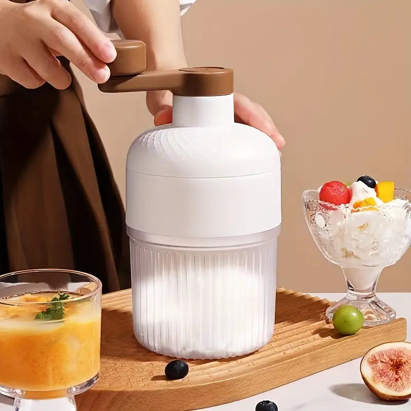 Portable home shaved ice machine